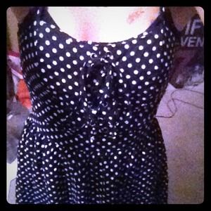 Black and white dress