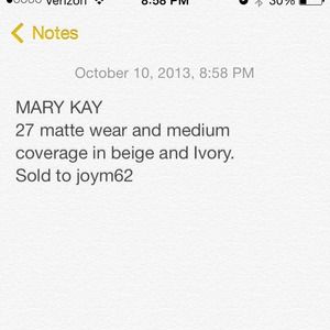 Mary Kay sold to Joym62