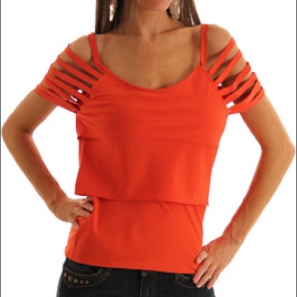Festival Strappy red top