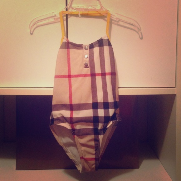 Girl's Burberry bathing suit
