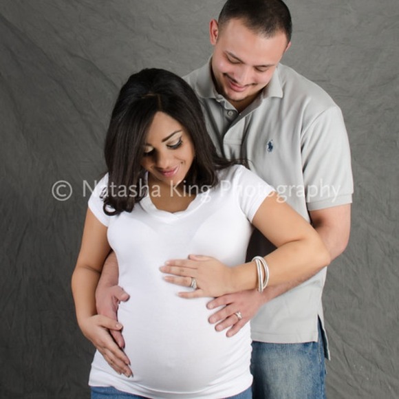 White Maternity top