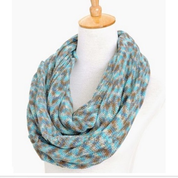 SOLD! Chevron Print Infinity Scarf