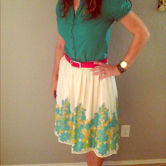 Floral skirt