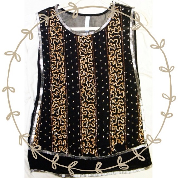 Shimmery and Sheer Top