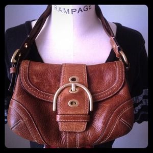 (Pending Sale Brown leather coach purse)