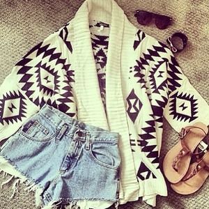 Tribal cardigan