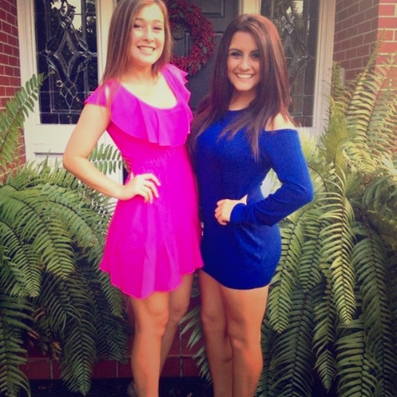 Royal blue dress