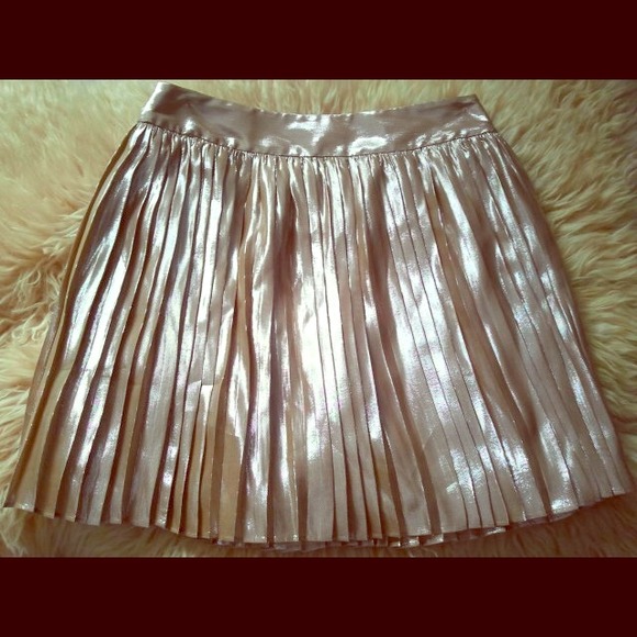 London Jean Dresses & Skirts - London Jean pleated gold skirt