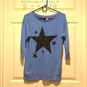 H&M blue long sleeve with US size 2