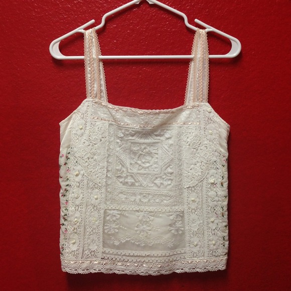 odille Tops - White bohemian top