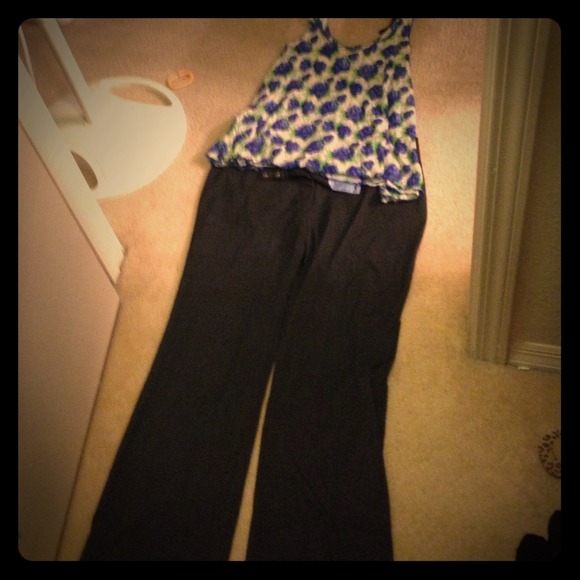 Dark grey work pants