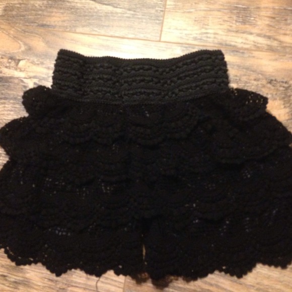 Black lace shorts❌sold❌