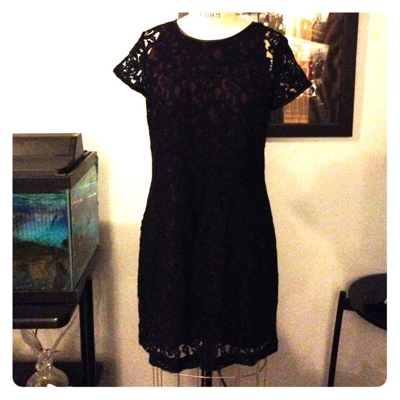 club monaco black dress