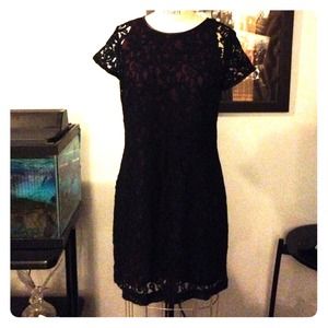Brand New Club Monaco Black Lace Dress!