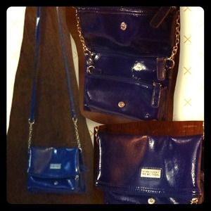 kenneth cole royal/navy blue bag