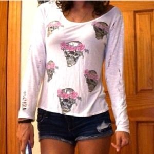 🎉HP🎉 Skull Top