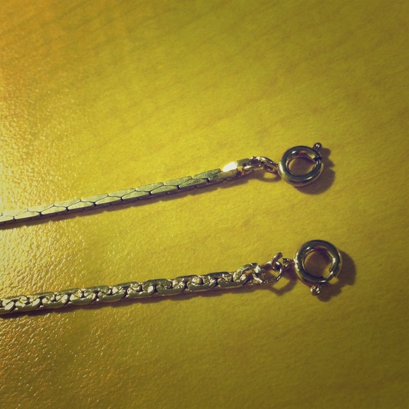 Two gold bracelets. 24carrot played. Brand new.