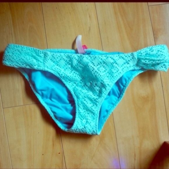 ❌SOLD❌ VS blue bikini bottom - Picture 1 of 1