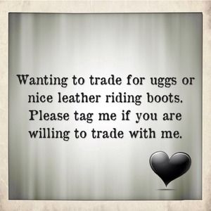 Wanting to trade