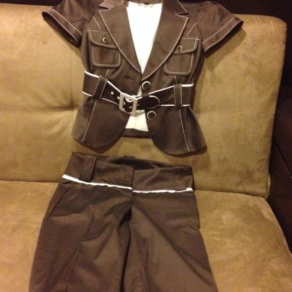 Bebe jacket and shorts