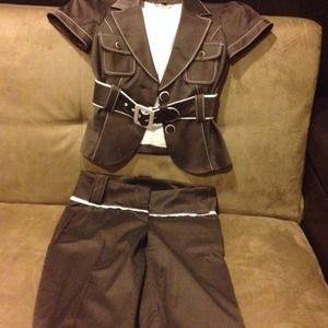 Bebe jacket and shorts