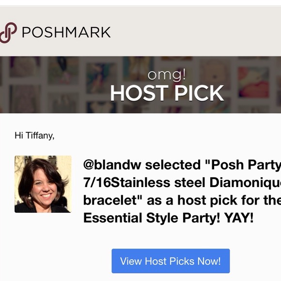 HOLD🎉HP 7/16/14🎉Stainless Diamonique bracelet - Picture 3 of 3