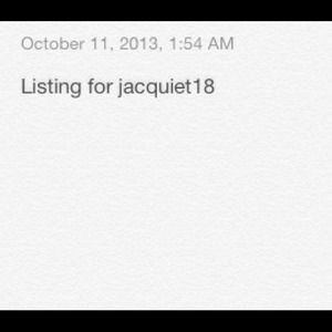 Bundle for jacquiet18