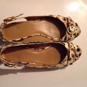 Stuart Weitzman Leopard Flats Size 7
