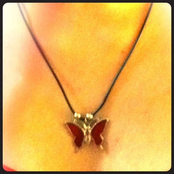 "Pretty Butterfly Necklace"