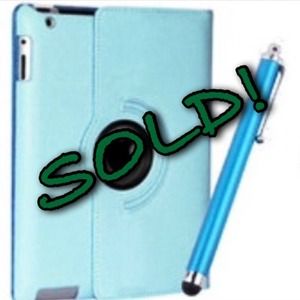 iPad 360 Rotating Magnetic Smart Cover & Stylus