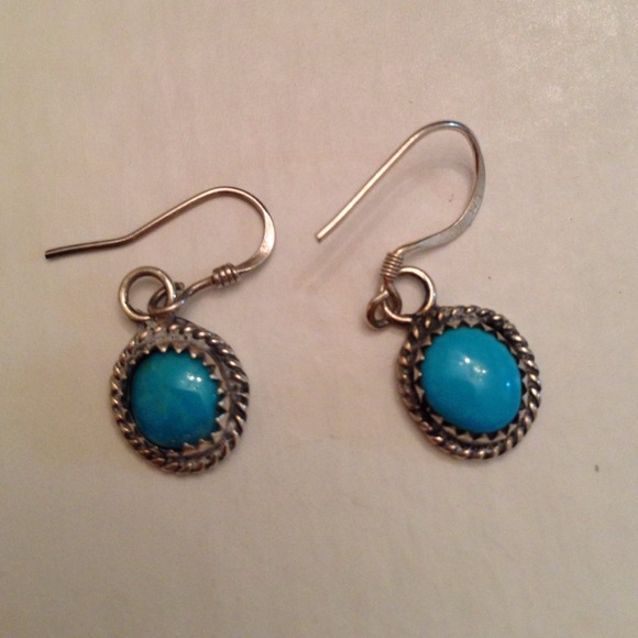 Turquoise sterling earrings