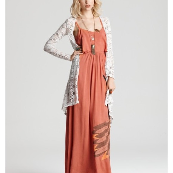 SOLD!!!! Free People Crochet Love Cardi