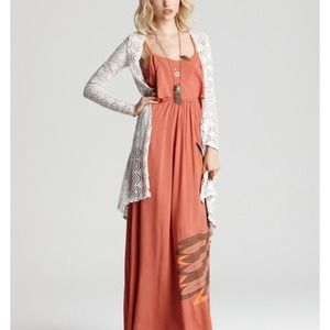 SOLD!!!! Free People Crochet Love Cardi