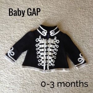****SOLD***Baby girl - Baby GAP military sweater