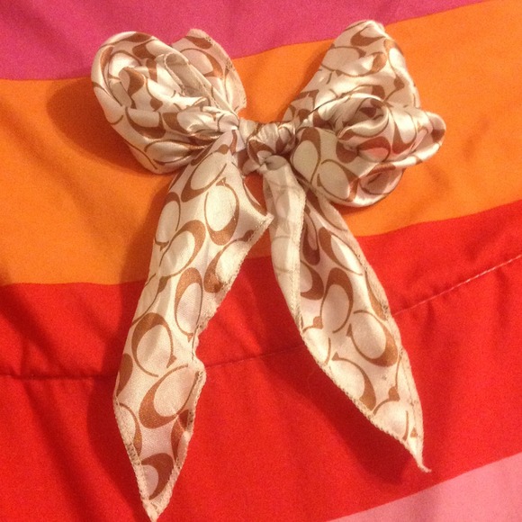 Cute Coach Scarf!