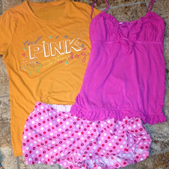 Gifted 2 Victoria's Secrets shirts with shorts
