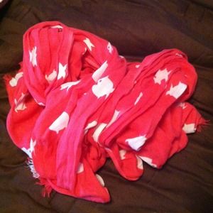 Banana Republic Accessories - Banana republic Hot pink fish print scarf Banana Republic Accessories - Banana republic Hot pink fish print scarf