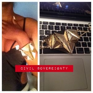 Beautiful gold warrior arm piece