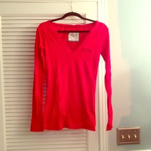 Red Abercrombie and Fitch