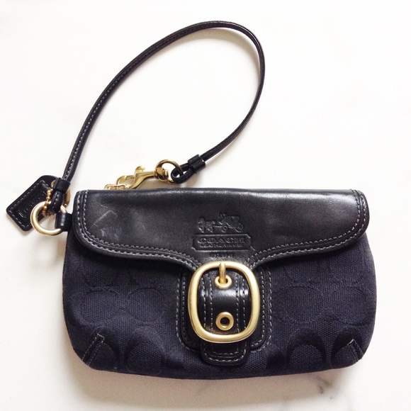 Coach Handbags - Coach black wristlet