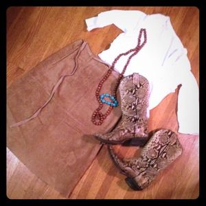 Leather skirt from Target Isaac Mizrahi Sz 4