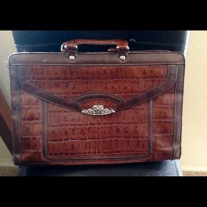 Genuine handmade leather briefcase FIRE SALE!!! :)