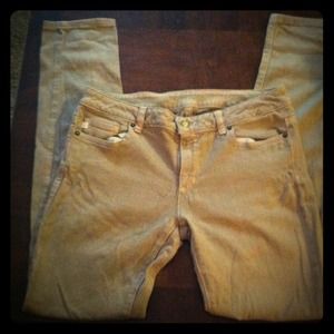 Michael Kors beige skinnies