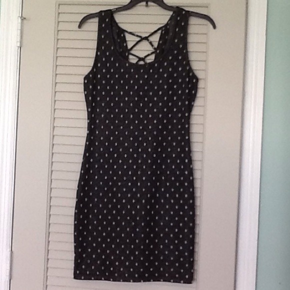 Polka dot bodycon Dress - Picture 2 of 4