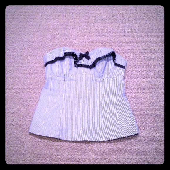 Nanette Lepore bustier strapless top