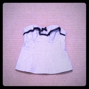 Nanette Lepore bustier strapless top