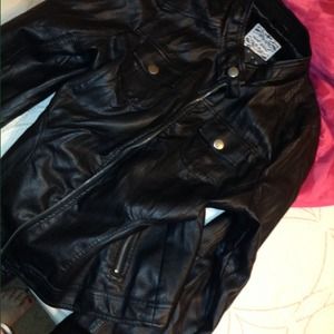 WET SEAL LEATHER JACKET