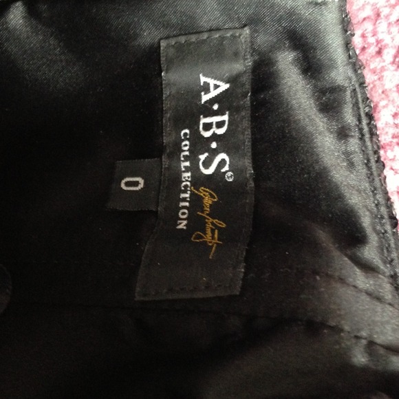 SAKS-AMAZING BOW SEQUIN STRAPLESS prom DRESS - Picture 3 of 4