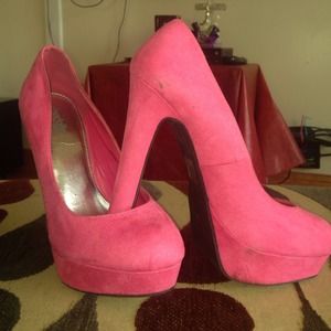 Traded!!!! Hot pink heels
