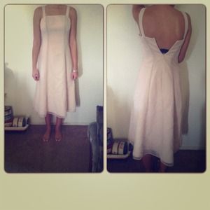 Hademad custom brides made dress.